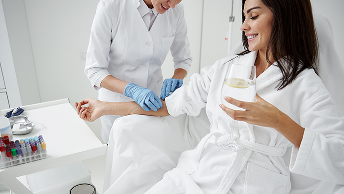 IV Therapy treatment at RevitaGlow
